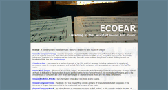 Desktop Screenshot of ecoear.proscenia.net